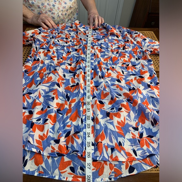 Lauren patriotic button down shirt, top, blouse - Picture 5 of 12